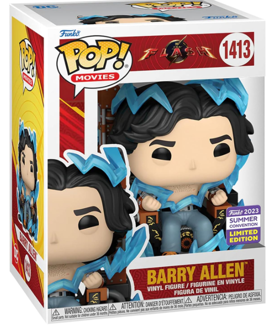 Funko Pop! DC Comic Heroes: Exclusive Vinyl Figure Barry Allen (Flash in Chair #1413)