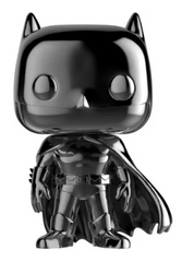 Funko Pop! DC Super Heroes #144 Batman Black Chrome [Fall Convention Exclusive]