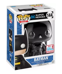 Funko Pop! DC Super Heroes #144 Batman Black Chrome [Fall Convention Exclusive]