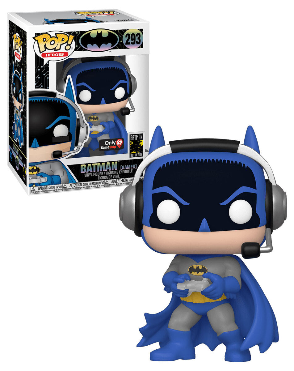 Funko Pop! Batman [Gamer] (GameStop Exclusive) #293