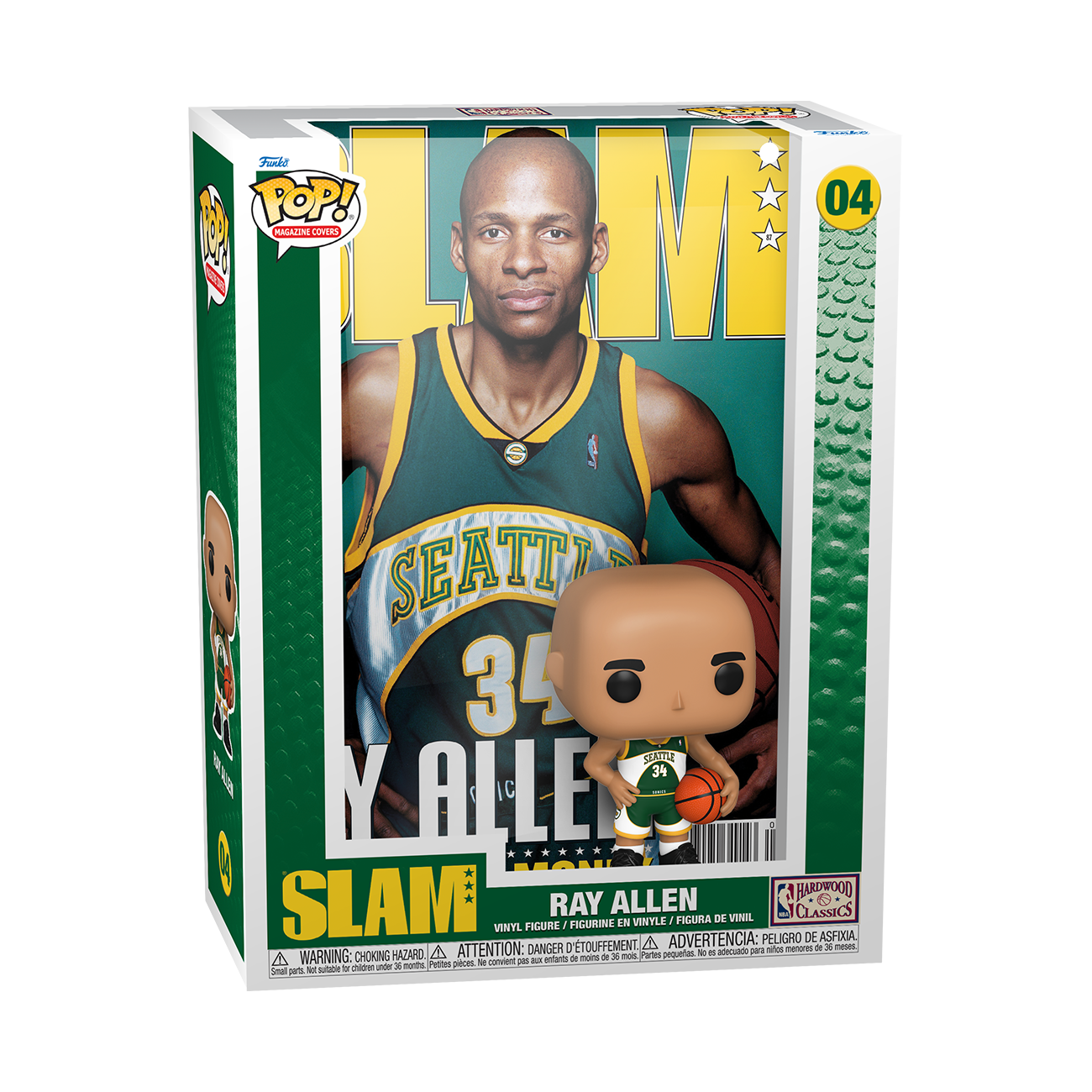 Funko Pop NBA SLAM Covers Ray Allen number 04 boxed