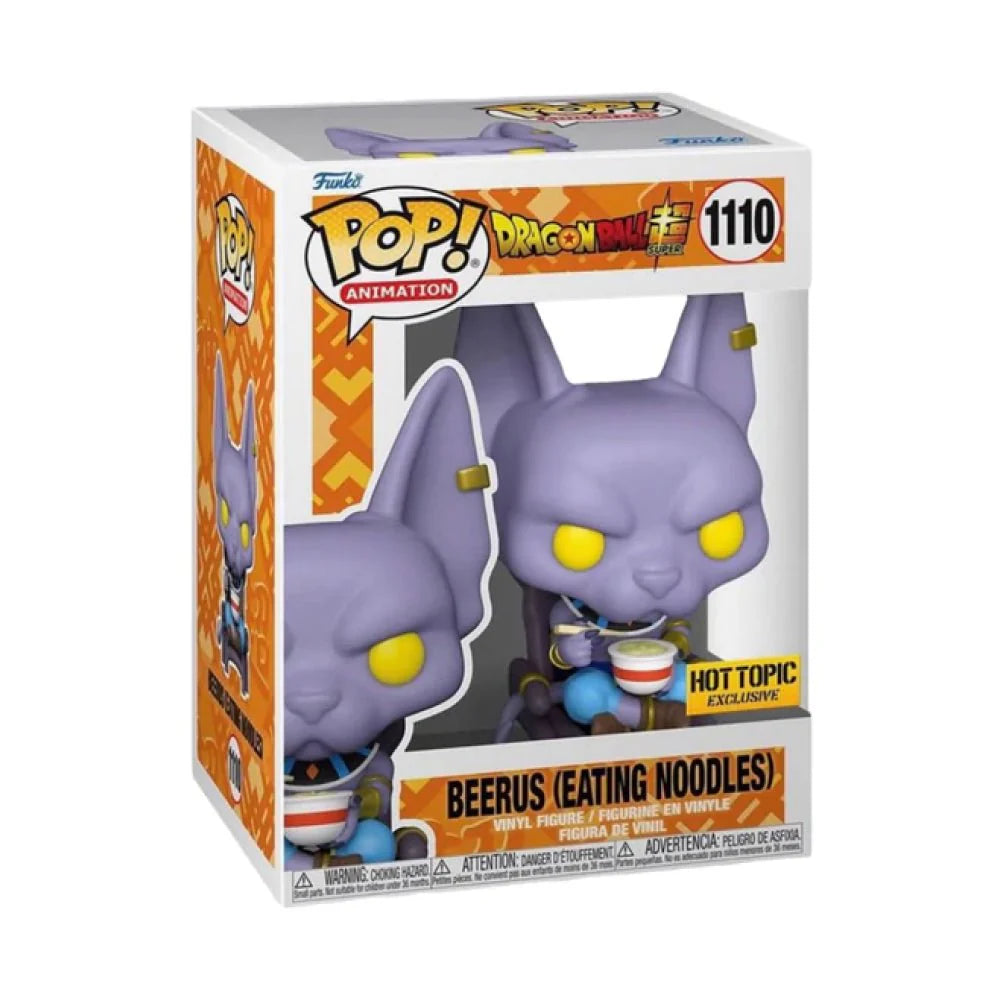 Funko Pop! Dragon Ball: Beerus (Eating Noodles) [Hot Topic Exclusive] #1110
