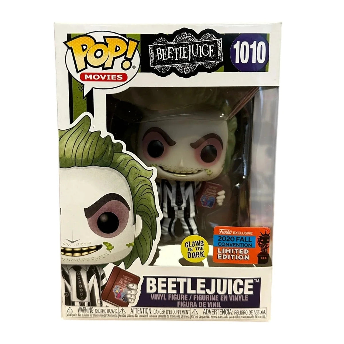 Funko Pop! Beetlejuice (Glows) [2020 Fall Convention] #1010