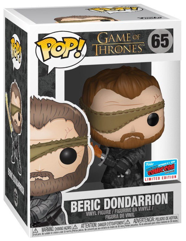 Funko Pop! Game of Thrones: Beric Dondarrion (2018 NYC Comic Con) #65