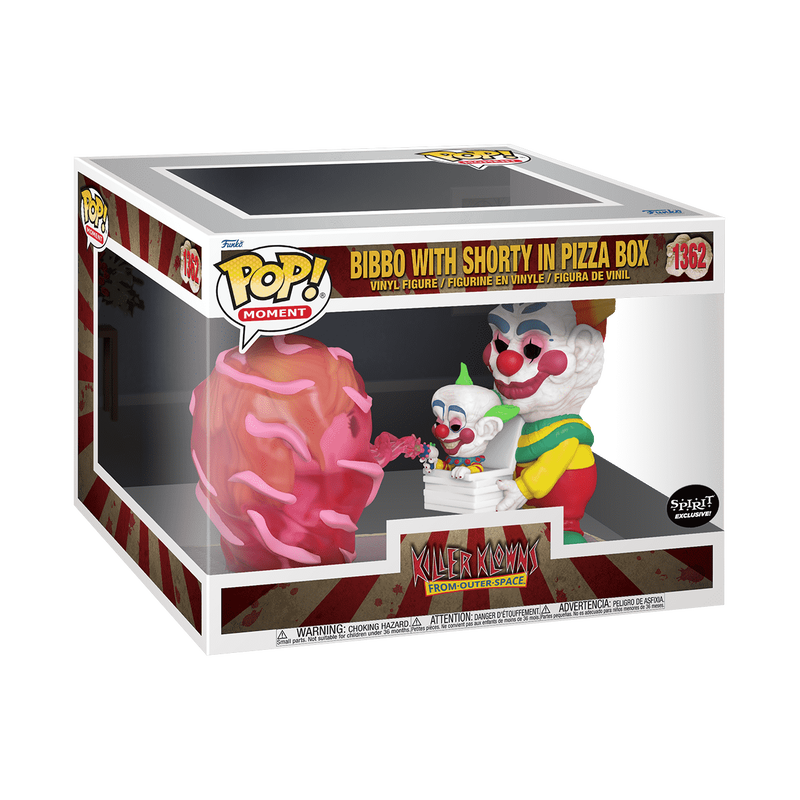Funko Pop! Killer Klowns From Outer Space: Bibbo with shorty in pizza box (Spirit Exclusive) #1362