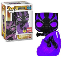 Funko Pop! Black Panther (Glows) [Exclusive Collector Corps] #612