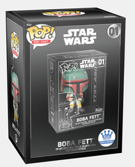 FUNKO POP! Star Wars Funko Shop Exclusive Die-Cast Boba Fett #01  Sealed, Could be a chase!