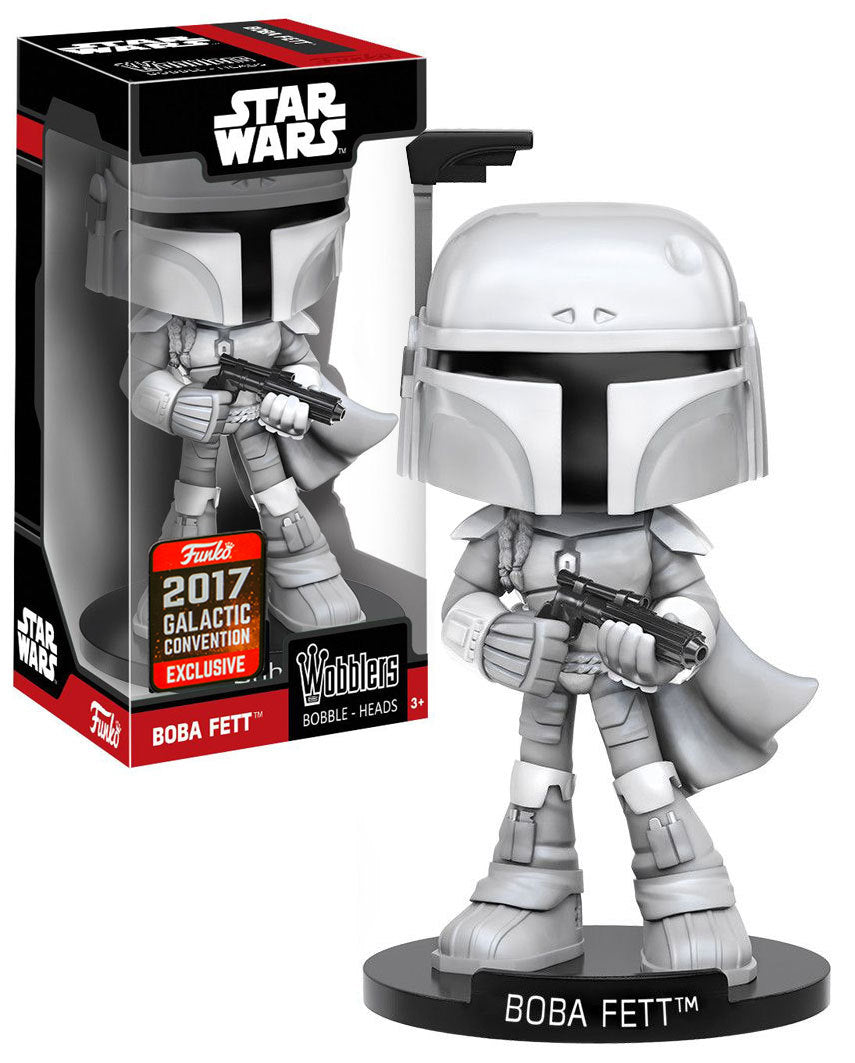 Funko Wobblers - Star Wars: Boba Fett (2017 Galactic Convention Exclusive) [shelf wear]