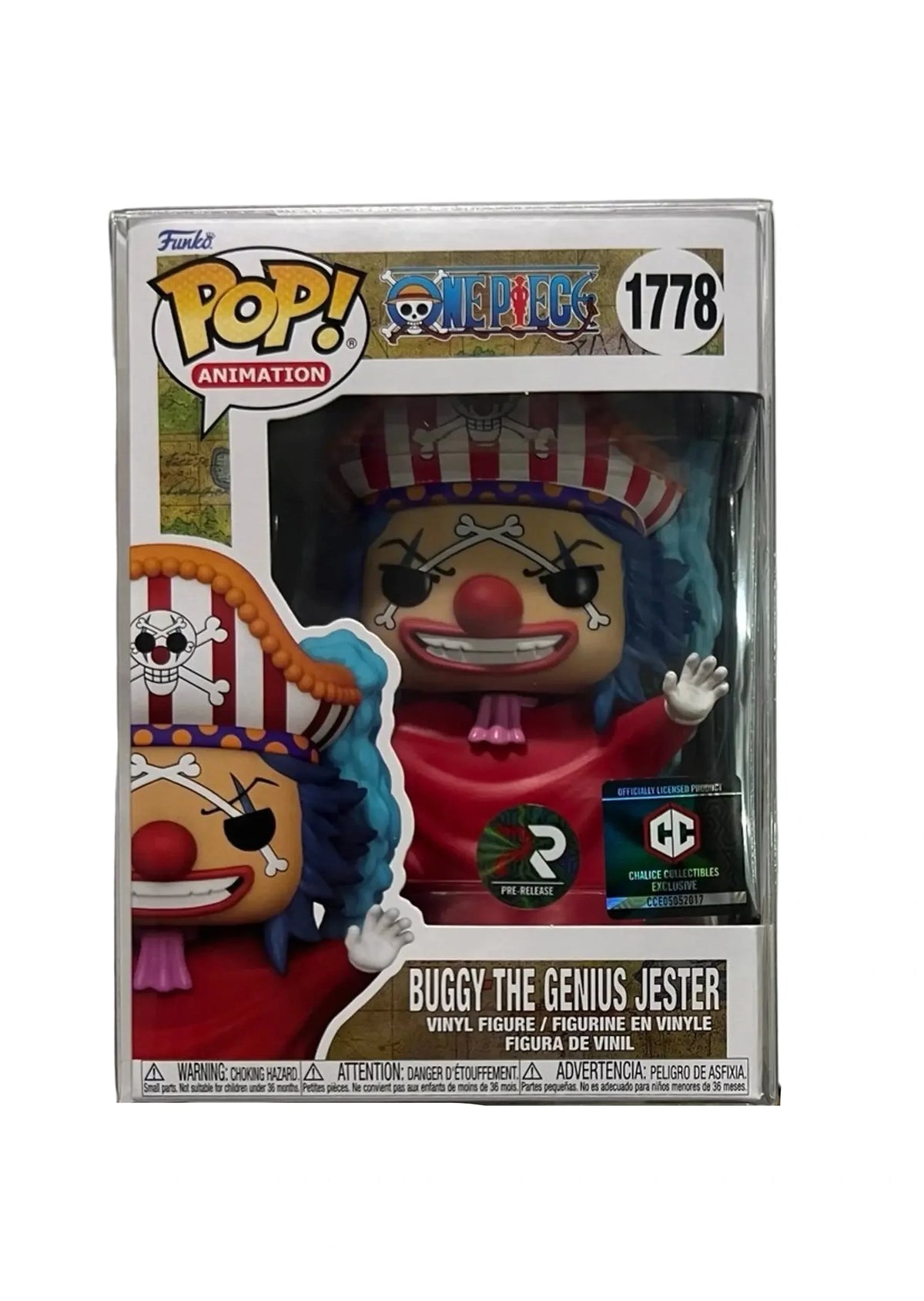 Funko Pop! One Piece: Buggy the genius jester (Chalice Collectibles Exclusive / Pre-Release) #1778