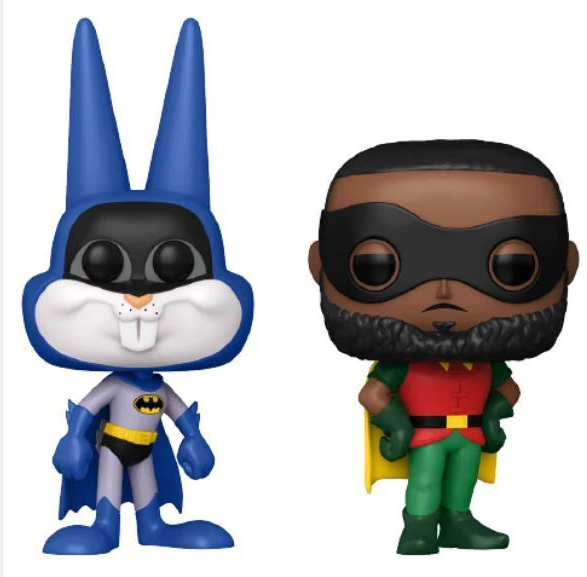 Funko Pop Space Jam 2Pack : Bugs Bunny as Batman & LeBron James as Robin