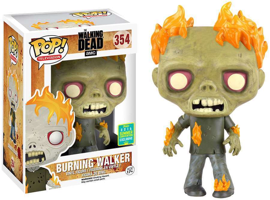 Funko Pop! Burning walker (2016 Summer Convention) #354