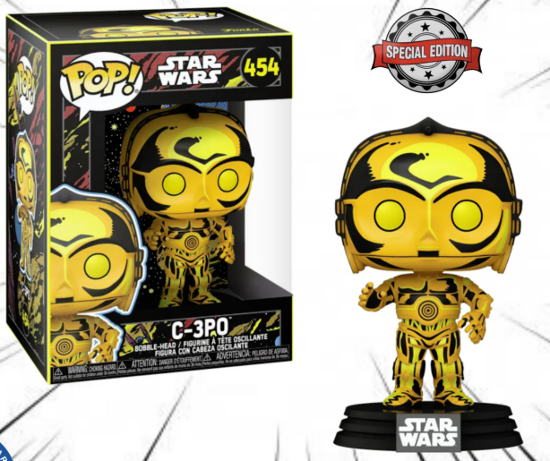Funko Star Wars POP! Retro Series C-3PO Vinyl Figure #454 Special Edition
