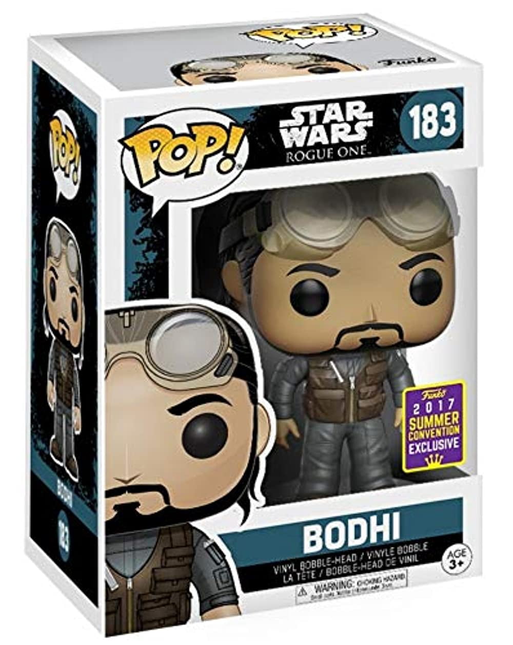 Funko Pop! Rogue One: A Star Wars Story: Bodhi (2017 Summer Convention) #183 boxed