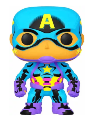 Funko Pop! Marvel – Captain America (Blacklight) #648 [Target Exclusive]