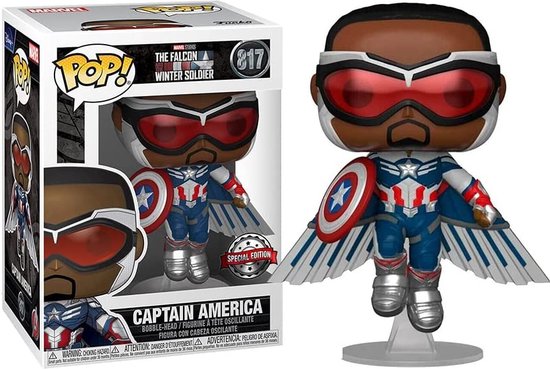 Funko Pop! The Falcon and the Winter Soldier: Captain America (Special Edition) #817