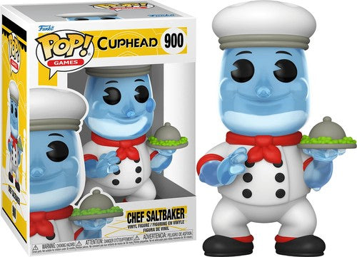 Funko Pop! Cuphead: Chef Saltbaker #900 (sticker residue)