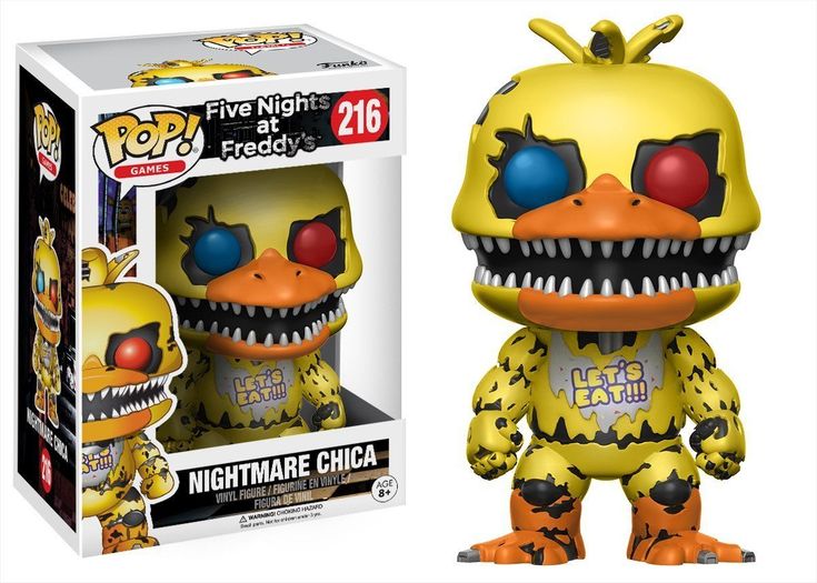 Funko Pop! Five Nights at Freddy's: Nightmare Chica #216 (box damage)