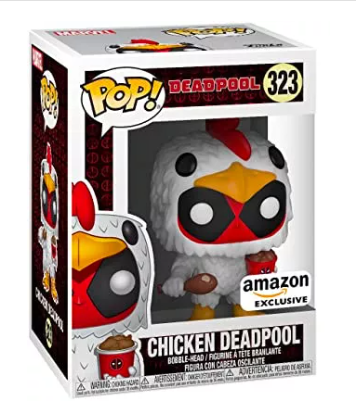 Funko Pop! Chicken Deadpool (#323) – Marvel (Amazon Exclusive)