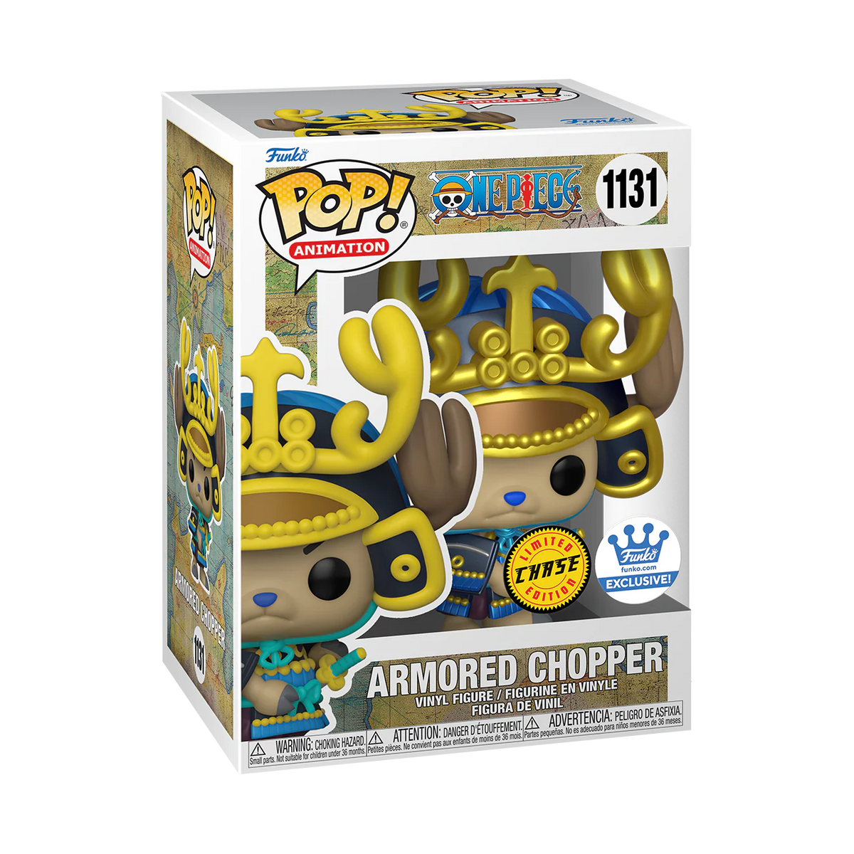 Funko Pop! One Piece: Armored Chopper (Chase) [Exclusive] #1131 [PopShield Armor Premium Hard Protector Included]