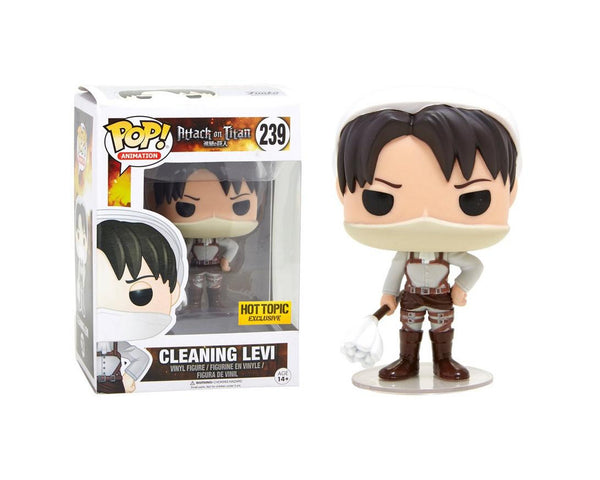 Funko Pop! Attack on Titan: Cleaning Levi (Hot Topic Exclusive) #239