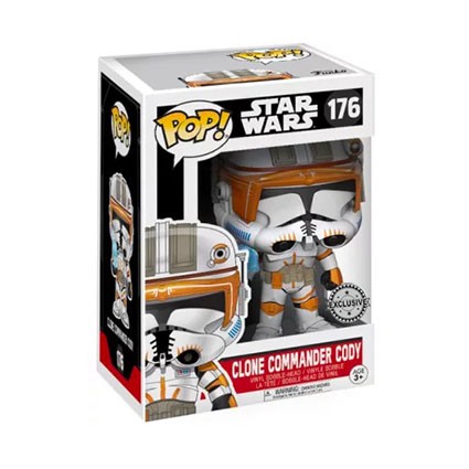 Funko Pop! Star Wars: Clone Commander Cody (Exclusive) #176 (some box damage)