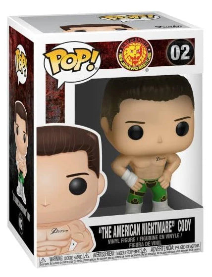 Funko Pop! New Japan Pro-Wrestling: "The American Nightmare" Cody #02