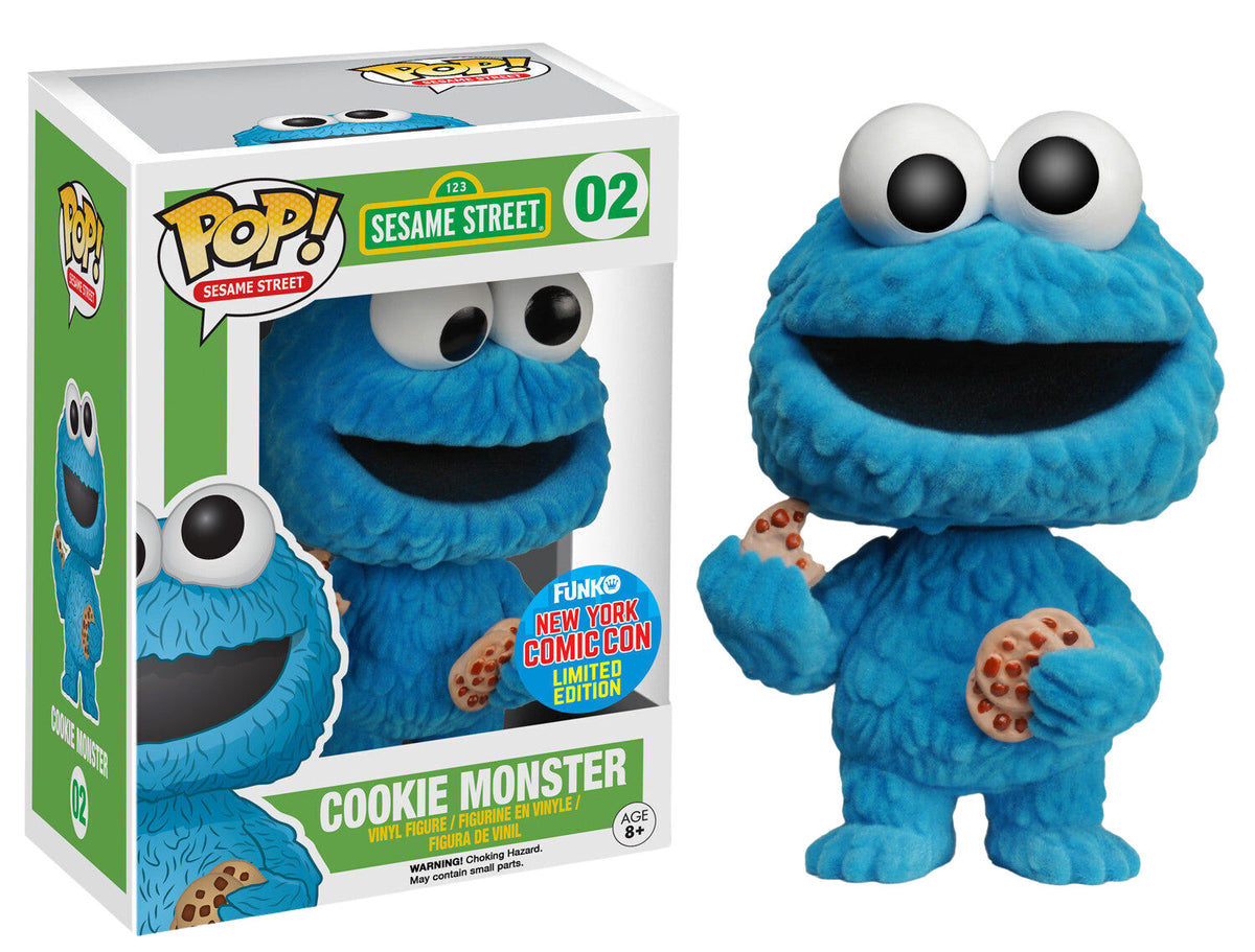 Funko Pop! Sesame Street: Cookie Monster (NYC Comic Con Limited Edition) [Flocked] #02