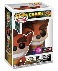Crash Bandicoot (Flocked) Funko Pop 273 Gamestop Exclusive