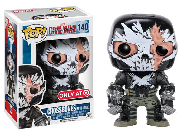 Funko Pop! Captain America Civil War: Crossbones [Battle Damage] (Target Exclusive) #140