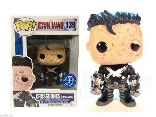 Funko Pop! Captain America Civil War: Crossbones [Unmasked] (Underground Toys Exclusive) #139