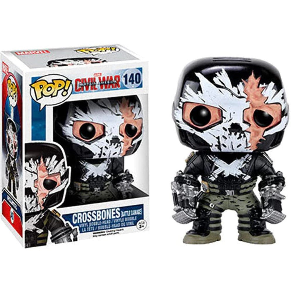 Funko Pop! Captain America Civil War: Crossbones [Battle Damage] #140