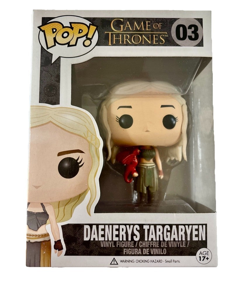 Funko Pop! Game of Thrones: Daenerys Targaryen #03 (red dragon error)