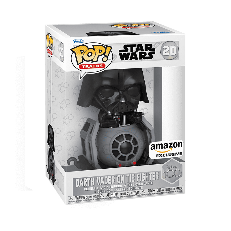Funko Pop! Darth Vader on tie fighter (Amazon Exclusive) #20 (Slight Box Damage)