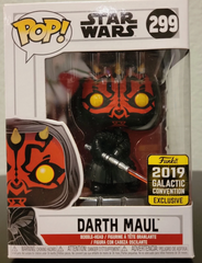 Funko Pop! Vinyl: Star Wars - Darth Maul -2019 Galactic Convention Exclusive  #299