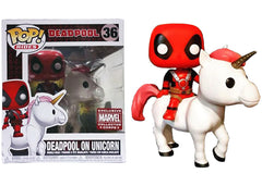 Funko Pop! Deadpool: Deadpool on unicorn (Exclusive Collector Corps) #36