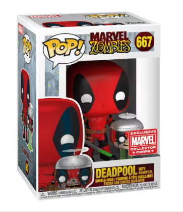 Funko Pop! Marvel Zombies – Deadpool #667 [Marvel Collector Corps Exclusive]