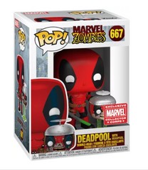 Funko Pop! Marvel Zombies – Deadpool #667 [Marvel Collector Corps Exclusive]