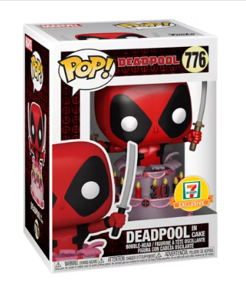 Funko Pop! Deadpool (Cake) (#776) – Marvel (7-Eleven Exclusive)