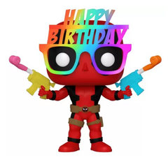 Funko Pop! Birthday Glasses Deadpool (#783) – Marvel (Special Edition Sticker)