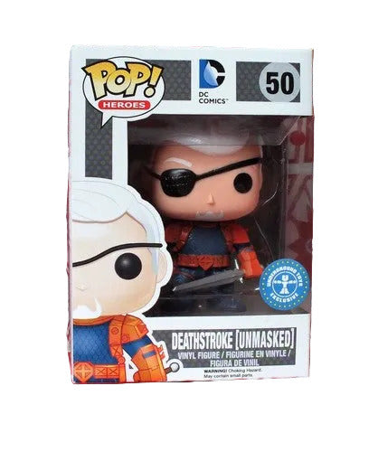 Funko Pop! DC Comics: Deathstroke (Unmasked) (Underground Toys Exclusive) #50