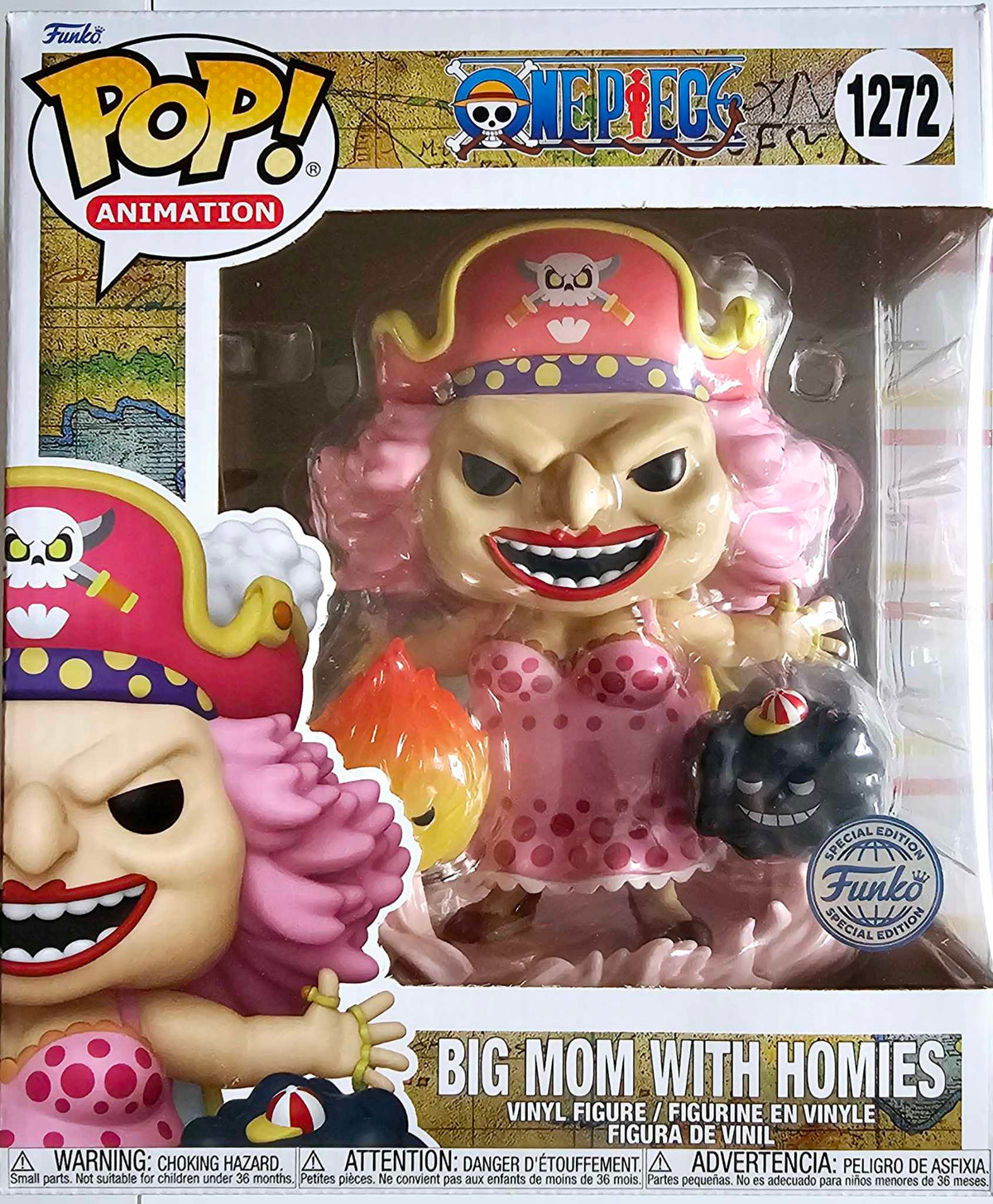 Funko Pop! One Piece Big Mom with Homies Special Edition #1272 boxed collectible