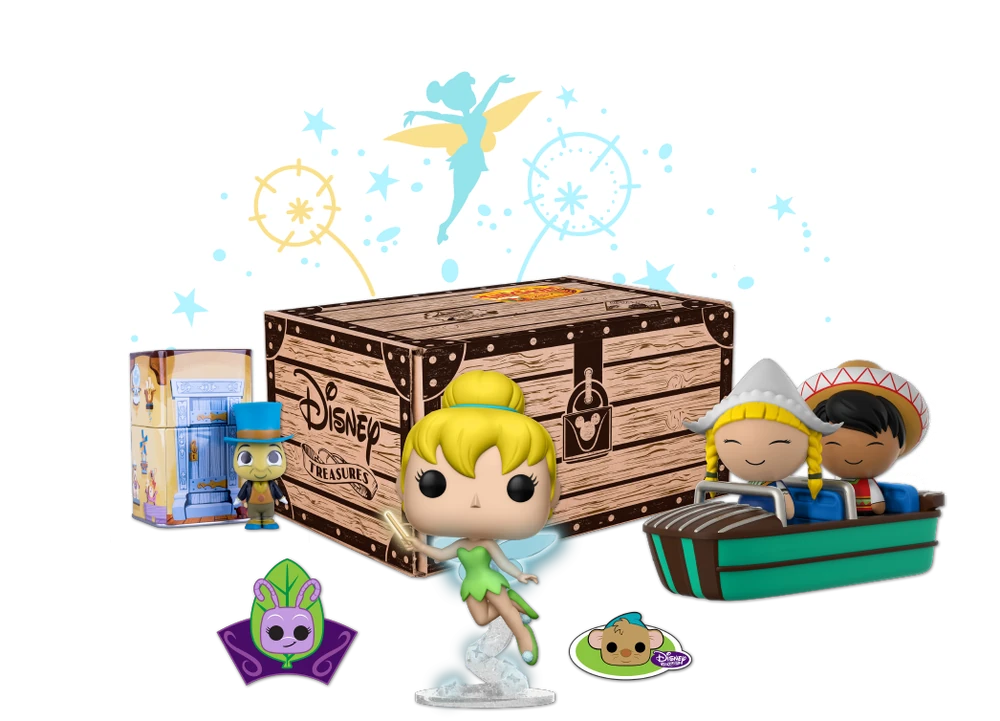 Funko Disney Treasures - Tiny Town August 2017 (Dorbz - It's a small world #36) (Tinkerbell #295)