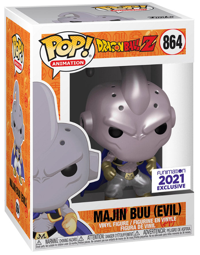 Funko Pop! Dragon Ball: Majin Buu (Evil) [2021 Funimation Exclusive] #864