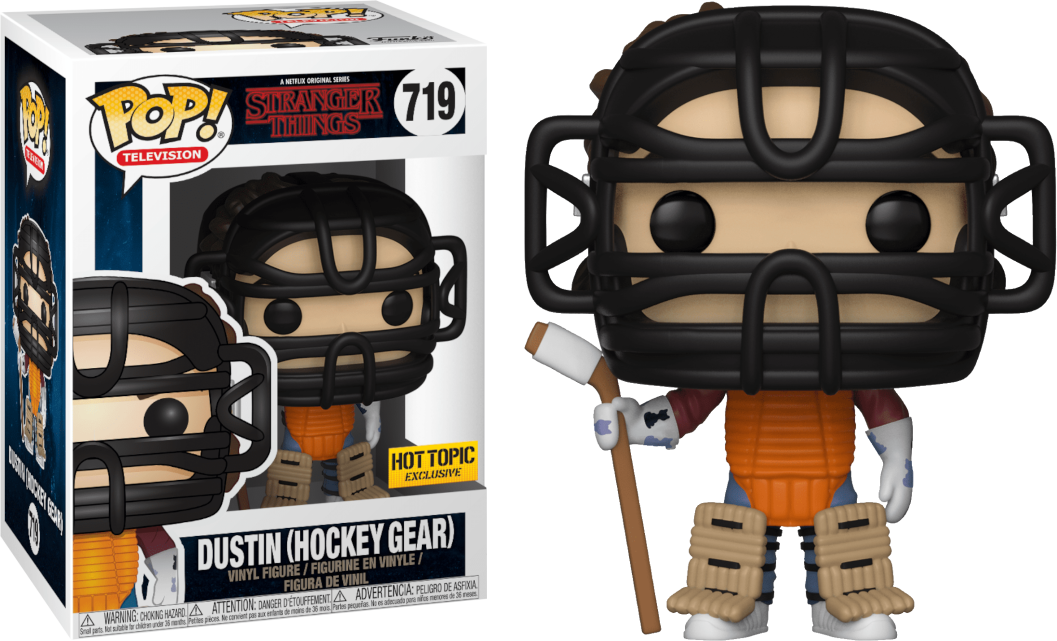 Funko Pop! Dustin (Hockey Gear) [Hot Topic Exclusive] #719