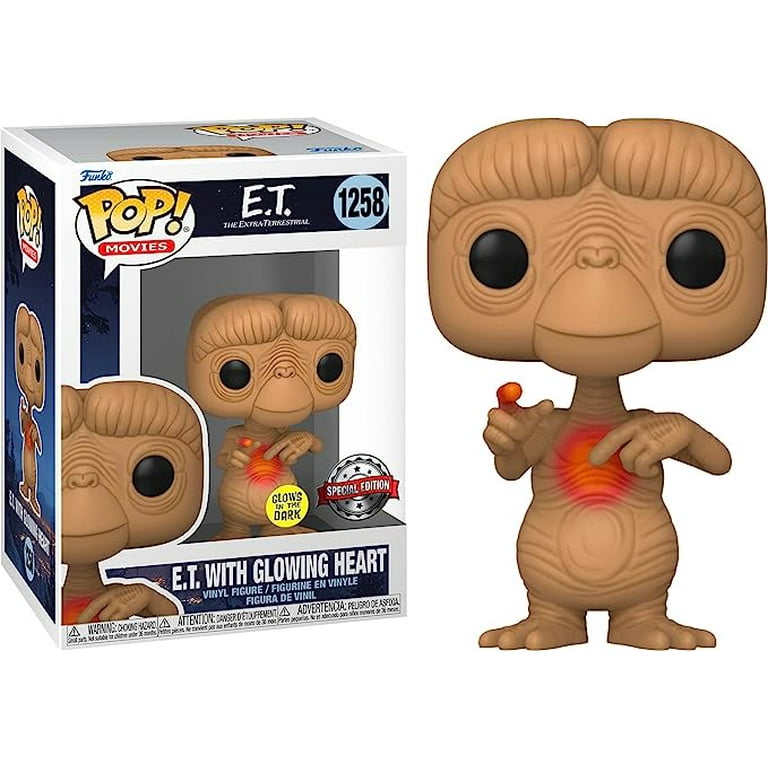 Funko Pop! E.T. The Extra-Terrestrial: E.T. with glowing heart (GITD) [Special Edition] #1258