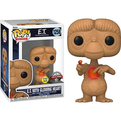 Funko Pop! E.T. The Extra-Terrestrial: E.T. with glowing heart (GITD) [Special Edition] #1258