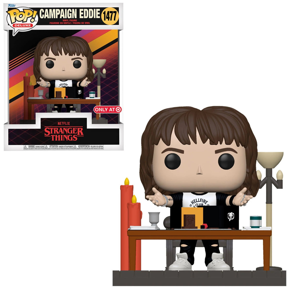 Funko Pop! Stranger Things: Campaign Eddie (Target Exclusive) #1477