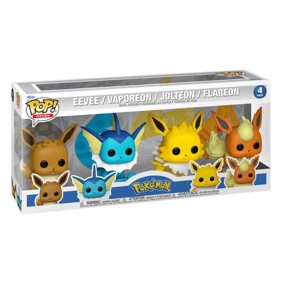 Funko Pop! Eevee / Vaporeon / Jolteon / Flareon (4-Pack)