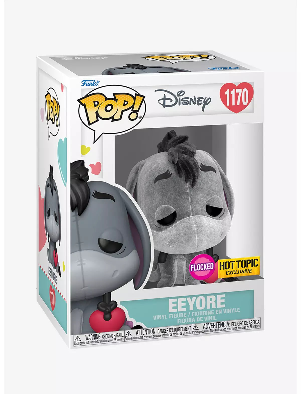 Funko Pop! Eeyore (Flocked) [Hot Topic Exclusive] #1170