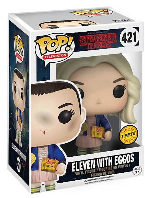 Funko Eleven [with Eggos] #421  (Chase Edition): Stranger Things x Pop!